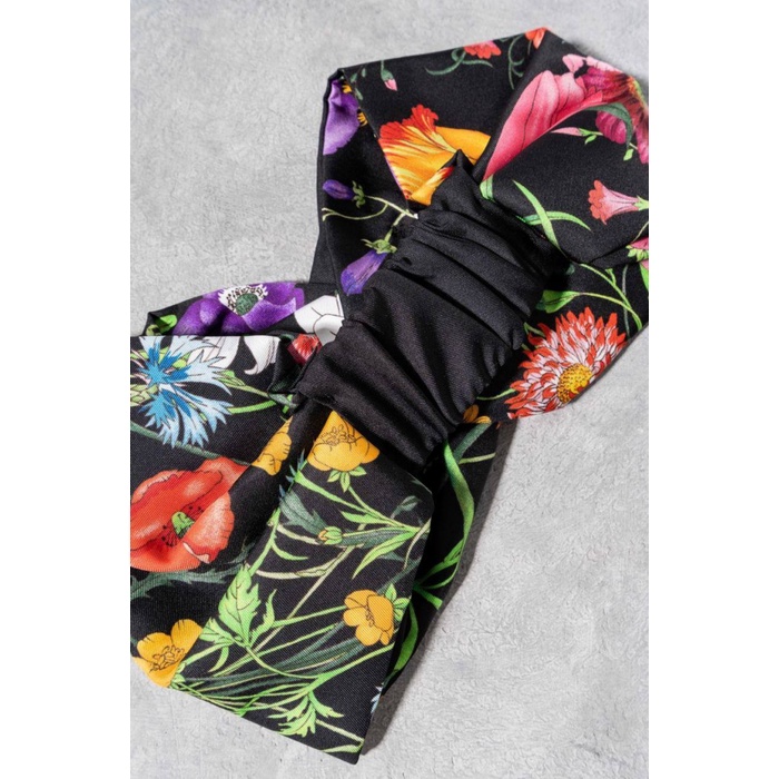 Terlaris Gucci Floral Print Headband Silk