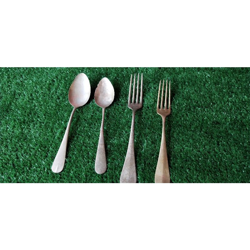 sendok kuningan antik