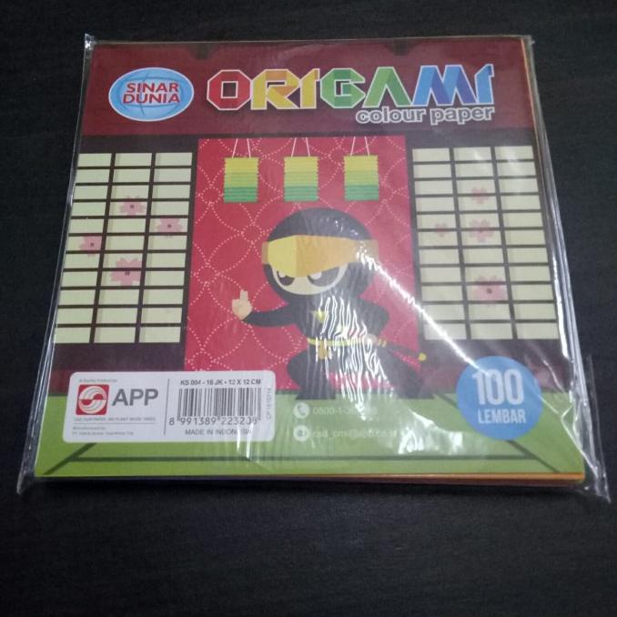 

hanya disini] Kertas Origami SIDU ( Kecil isi 100 lembar )