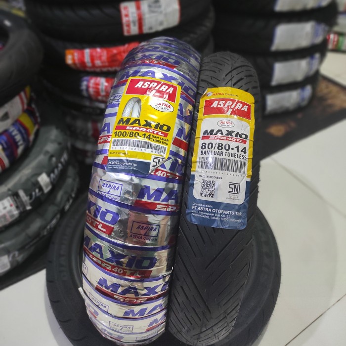 ✅T5✅ Ban Motor Aspira Spr40Tl Sepasang Yamaha X-Ride 125Gear 125 LIMITED