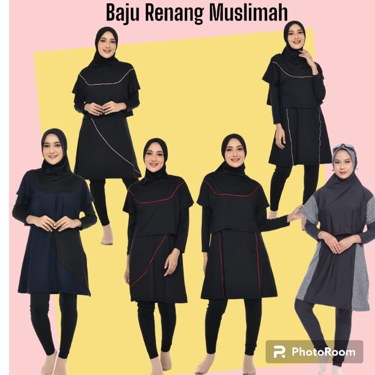 SALE TERBATAS Baju Renang Muslimah Dewasa jumbo Baju Renang jumbo syar'i baju renang perempuan baju 