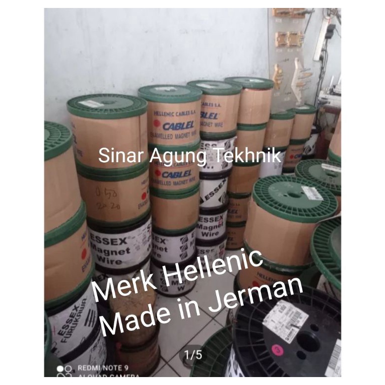 MURAH Kawat Tembaga Email 0,35 mm Merk Hellenic Made in Jerman