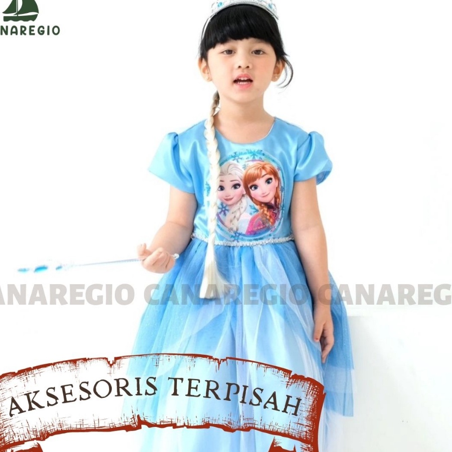 [Z4L/✔] BAJU FROZEN ELSA DAN ANA / DRESS PRINCESS / GAUN PESTA ULANG TAHUN - kekiniaan☼