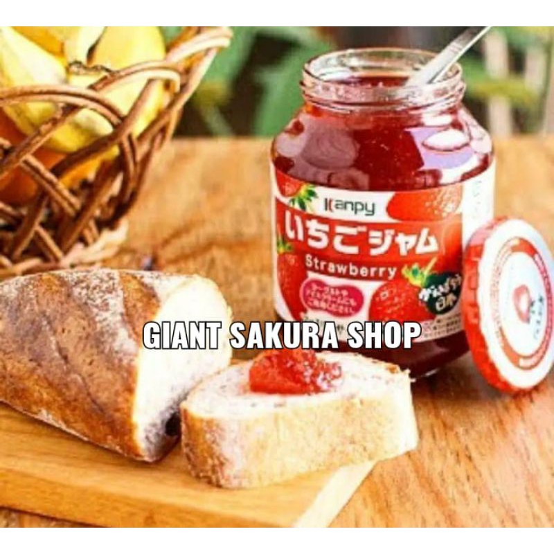 

Kanpy Strawberry 300Gr / Selai Roti / Selai Jepang / Selai Roti Jepang /Selai Strawberry