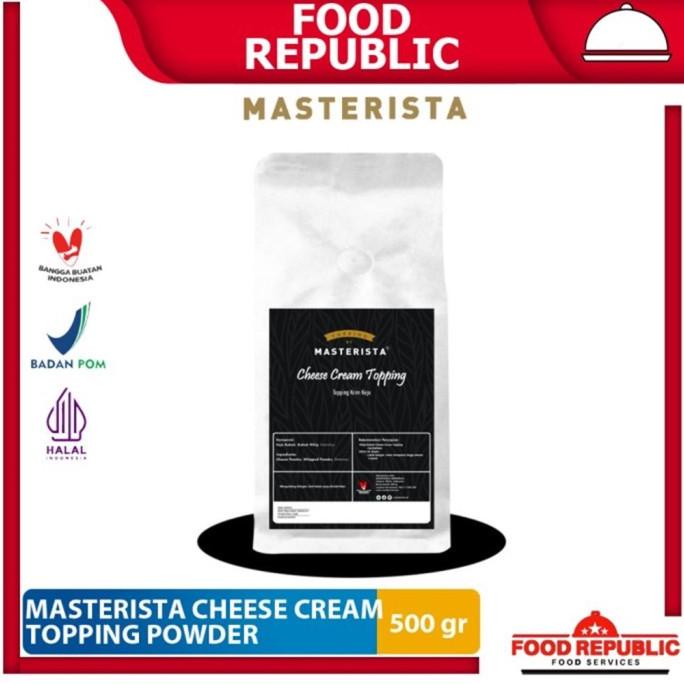 

Masterista Cream Cheese Topping Powder 500 gr Krim Keju Bubuk Whip