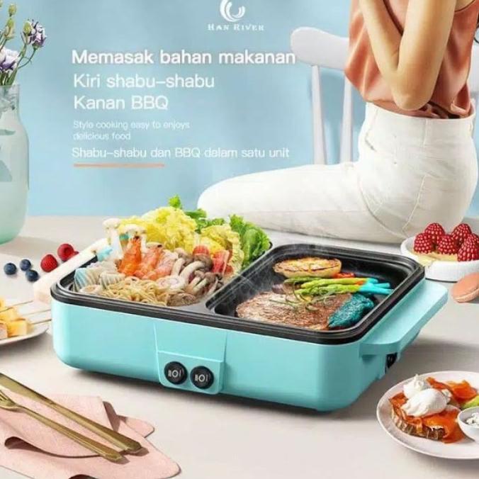 (:(:(:(] PAN ELECTRIC/ MINI ELECTRIC HOTPOT / STEAMBOAT & GRILL PAN ELEKTRIK