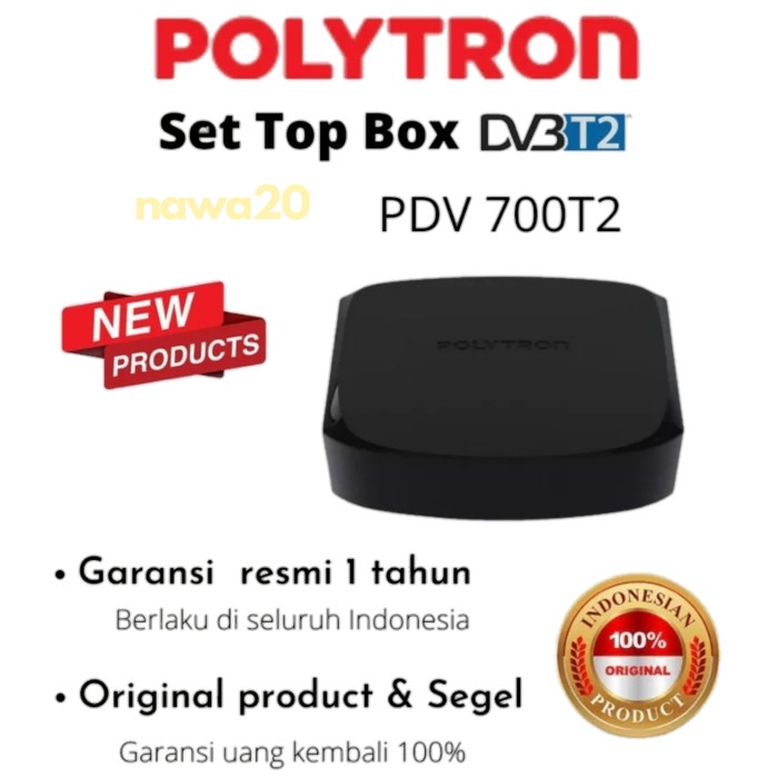 Polytron Set Top Box Dvbt2 Dvb T2 Pdv 600T2 Berkualitas