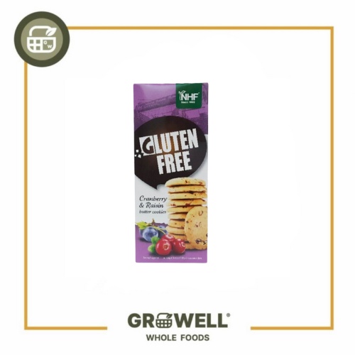 

NHF GLUTEN FREE CRANBERRY & RAISIN 180GR