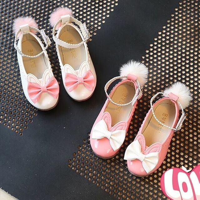 Gs3070 Bunny Fury Shoes (Bajukiddie Sepatu Anak Perempuan Pesta Import