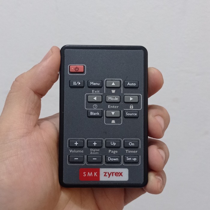 Remot Remote Projector Original SMK Zyrex