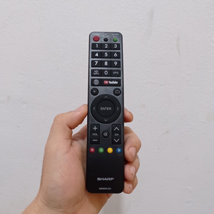 Remot Remote Smart TV Original Sharp 2T-C40AE1I 2T-C45AE1I 2T-C50AE1I