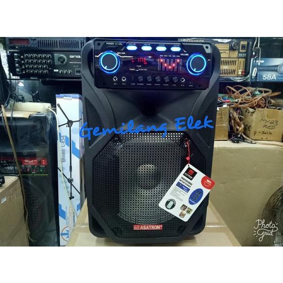 Speaker Portable Wireless Meeting ASATRON HT-8871UKM