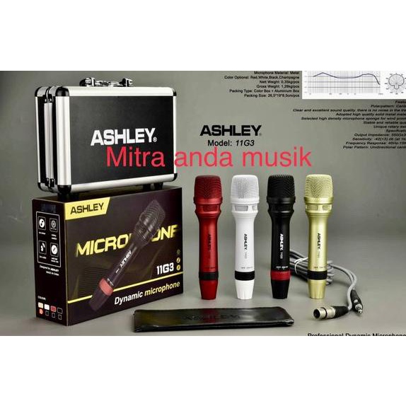BARU mic microphone cable kabel ashley 11g3