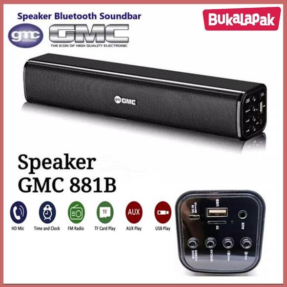 Speaker GMC 881B Bluetooth Super Bass Original GMC