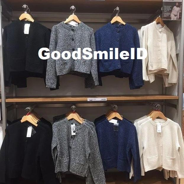 NEW Women Jaket Pendek Rajut Outer Cardigan Wanita JASTIP UNIQLO SALE