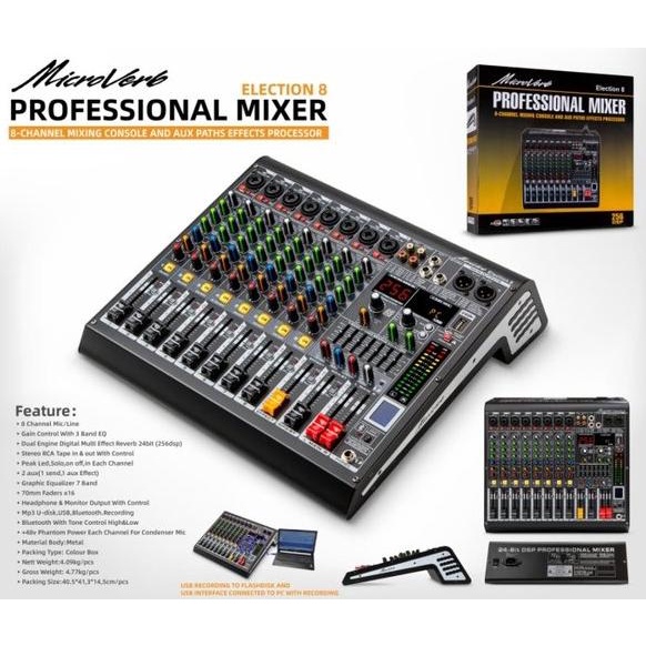 TERBARU Mixer microverb election 8