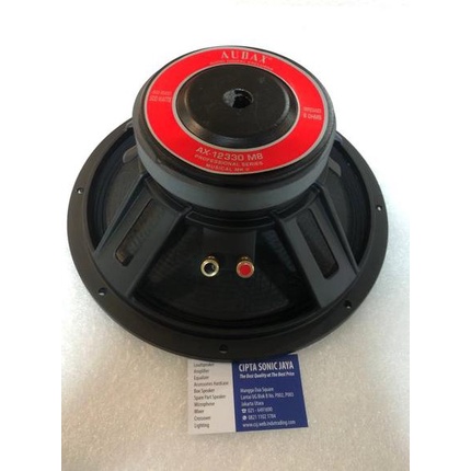Speaker Audax 12 Inch AX 12330 M8 Full Range AX12330