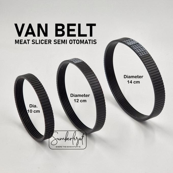 Sparepart Vanbelt Van Belt Meat Slicer 250Mm 10 Inch Semi Automatic Ok
