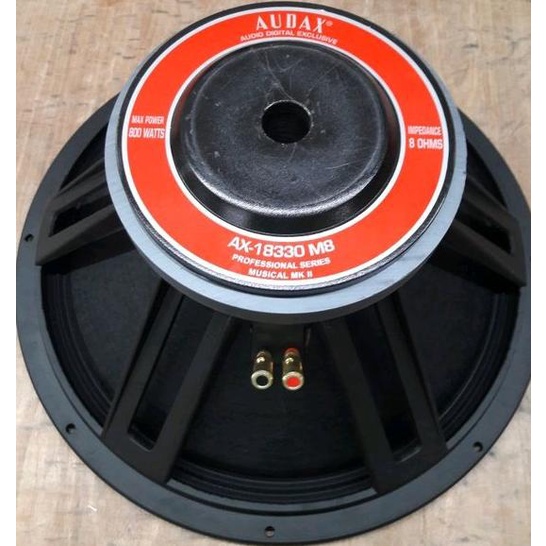 SPEAKER 18 INCH AUDAX 800 WATT ORIGINAL ASLI SPEAKER 18IN 18 IN AUDAX