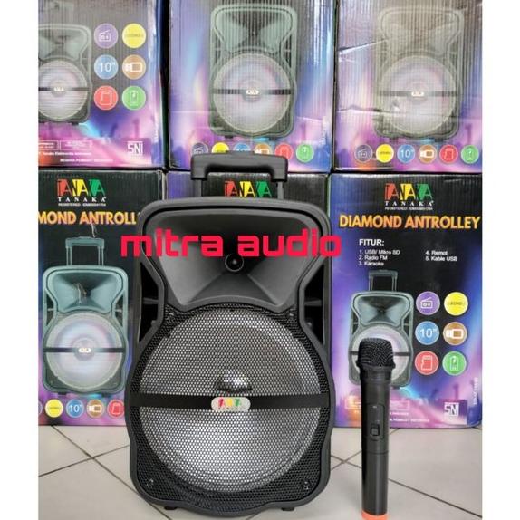 Speaker portabel Bluetooth TANAKA 10 inch Speaker Original