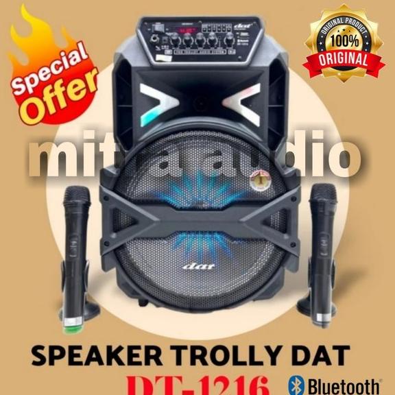 FREE ONGKIR Speaker portabel original DAT dt1216 dt 1216