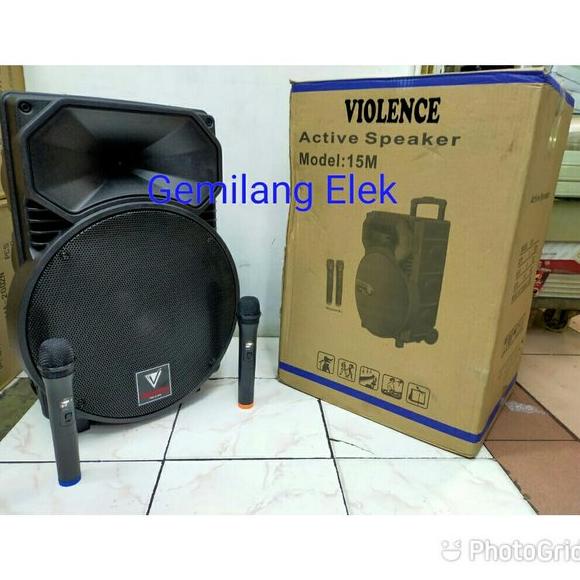 Speaker Portable Wireless VIOLENCE 15 inch