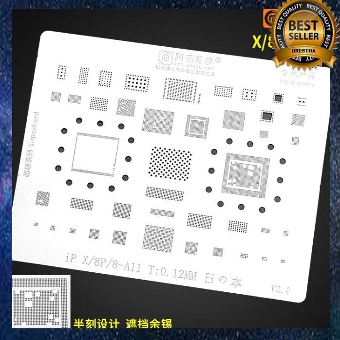 Plat Bga Cetakan Iphone 8 X 8 Plus Amaoe 0Rry Jepang