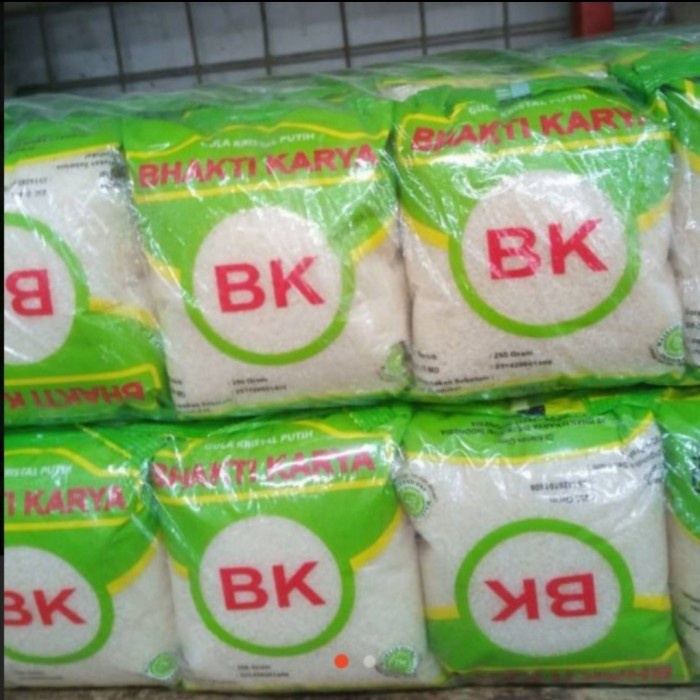 

Gula Pasir Bhakti Karya 250 gram (1 dus isi 60 pcs)