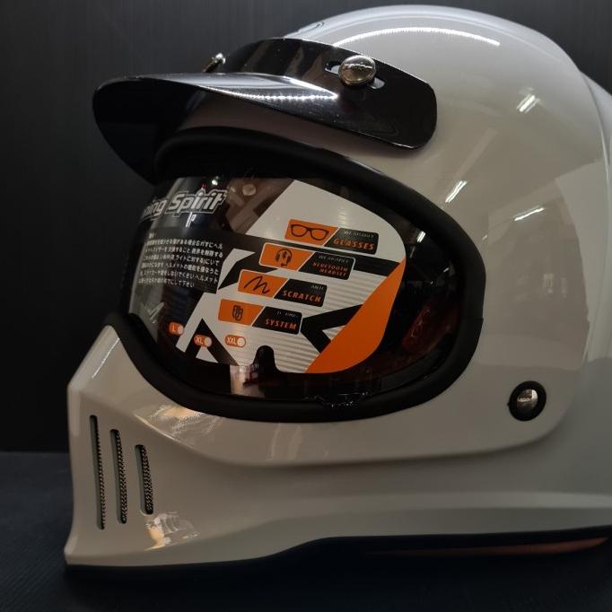 Helm INK Trooper Solid Full Face Retro