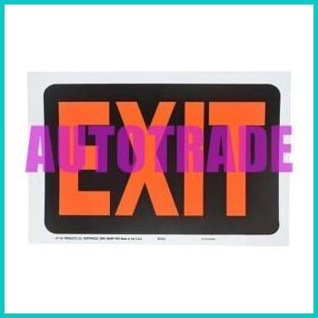 

HY-KO SIGN LABEL EXIT 22 X 30 CM SIGN LABEL ANODIZED STIKER EXIT 20JVLZ3 limited stock