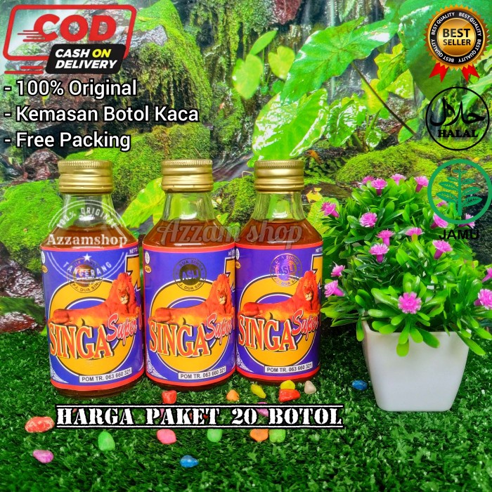 

JAMU DUA SINGA SUPER ON ASLI 150ml PAKET 20 BOTOL