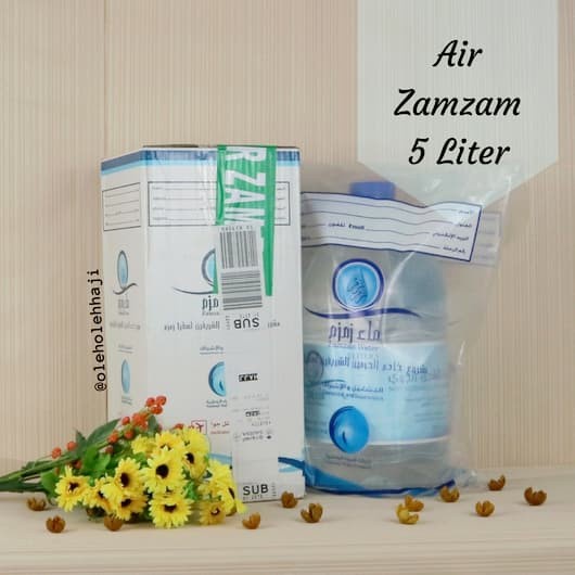 

KHUSUS GOSEND!! Air Zam Zam Kemasan Galon 5 Liter Oleh Oleh Haji Umroh