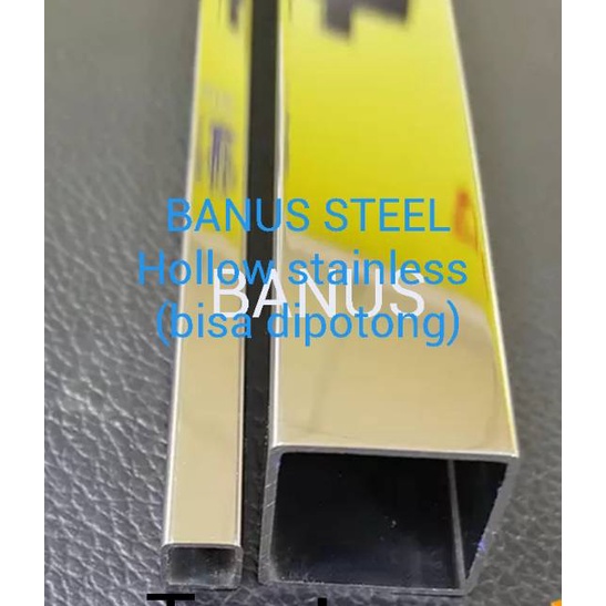 Hollow Stainless 20 X 20 X 1,2 Mm Panjang 1 Meter Pipa Kotak Stainless Hollow Square Bar 2 X 2 Cm