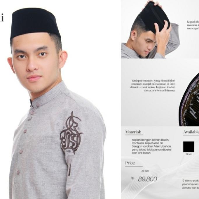Barang Ready Rabbani Kopiah Peci Pria Dewasa All Size