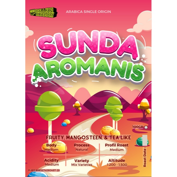 

Kopi Arabika Sunda Aromanis Biji Kopi Single Gin Arabica 100Gr