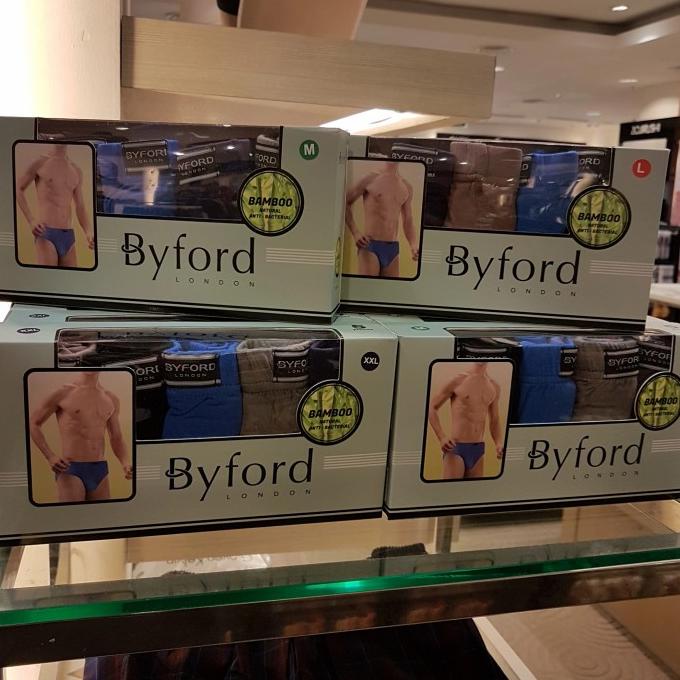 Byford Underwear men - Celana dalam pria isi 5 - Bamboo anti bacterial