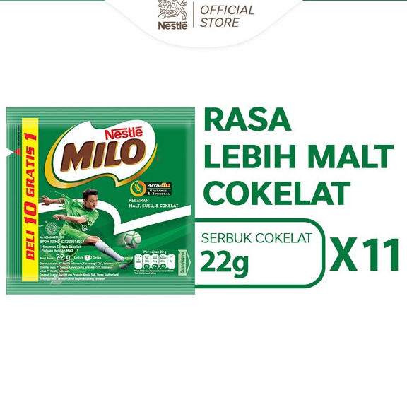 

Star 12.12 Milo Activ-Go Sachet 22gr - 11 Pcs x 2