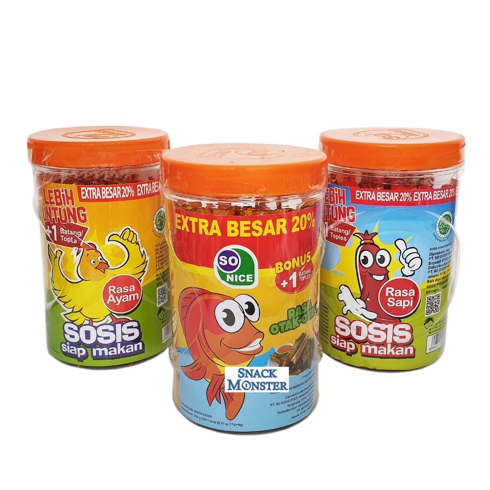 

Limited2y2Xm Sosis So Nice - Sosis siap makan - Netto 24 pcs x 18 gr