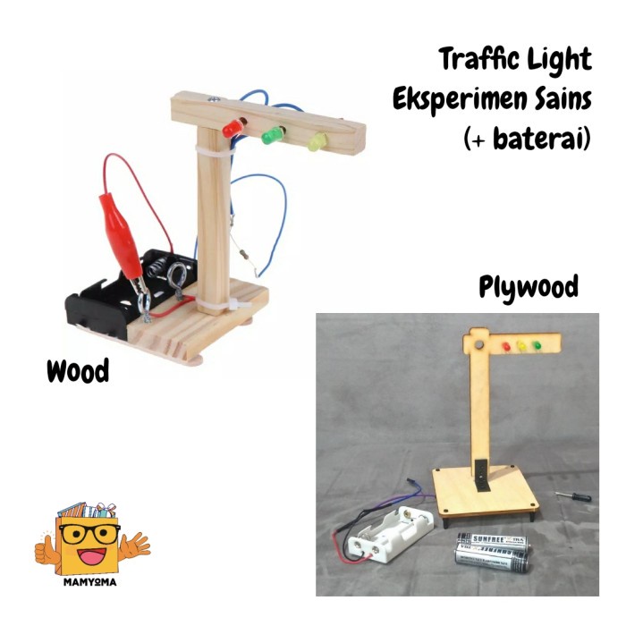 

Mainan Lampu Lalu Lintas / Traffic Light Sains DIY / Eksperimen Sains
