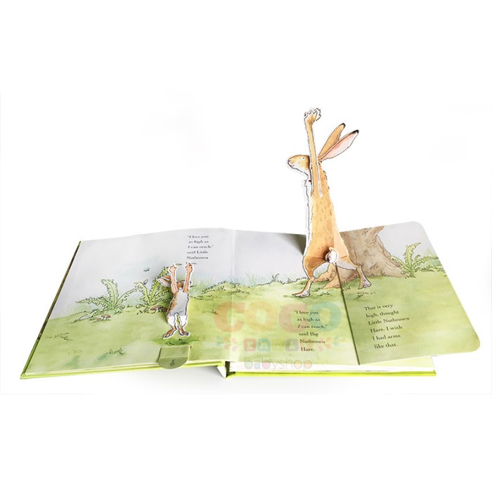 FLASH SALE POP UP 3D BOARD BOOK GUESS HOW MUCH I LOVE YOU YOU BUKU CERITA ANAK TERMURAH