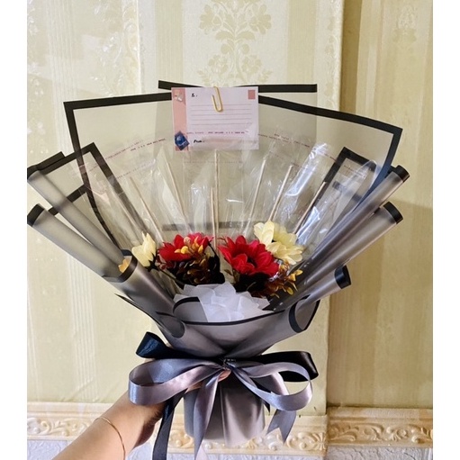 

12.12 Brands Festival Buket uang atau barang kosong kerangka bouquet cellophane transparant hampers hadiah ultah wisuda anniversary serbuuu !