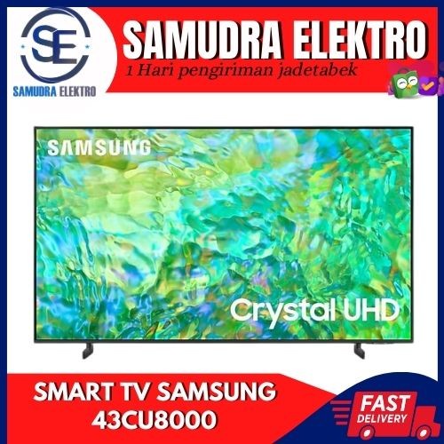 Samsung 43Cu8000 Smart Tv Crystal Uhd 4K 43Inch Ua43Cu8000 // 43Bu8000