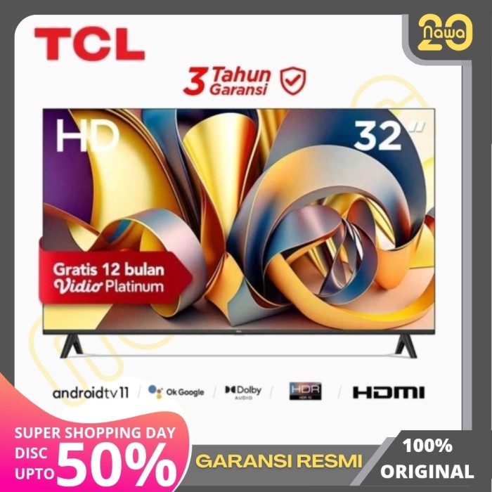 Tcl 32A9 Smart Tv Tcl32A9 Led Digital 32Inch Android Google A9 Dolby