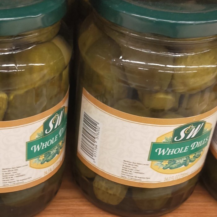 

S&W WHOLE DILLS PICKLES 720ML ACAR TIMUN