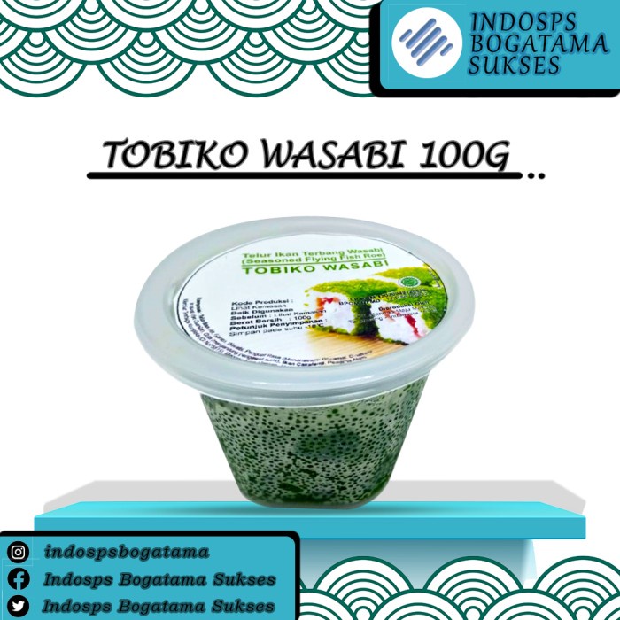 

TOBIKO WASABI 100 GRAM