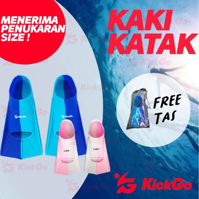 KickGo Kaki Katak Renang Anak Kaki Katak Renang Fins Renang