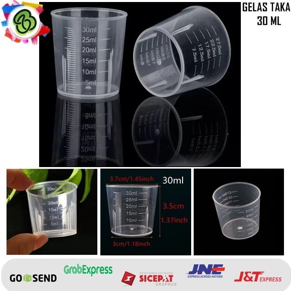 ><><><] Gelas Takar 30ml / Gelas Ukur 30ml Bahan Plastik