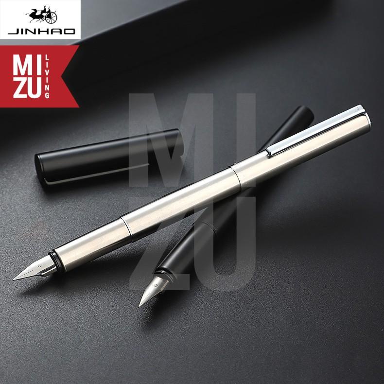

JINHAO 35 Sleek Full Metal Fountain Pen Stainless Steel Iridium Nib Best Seller