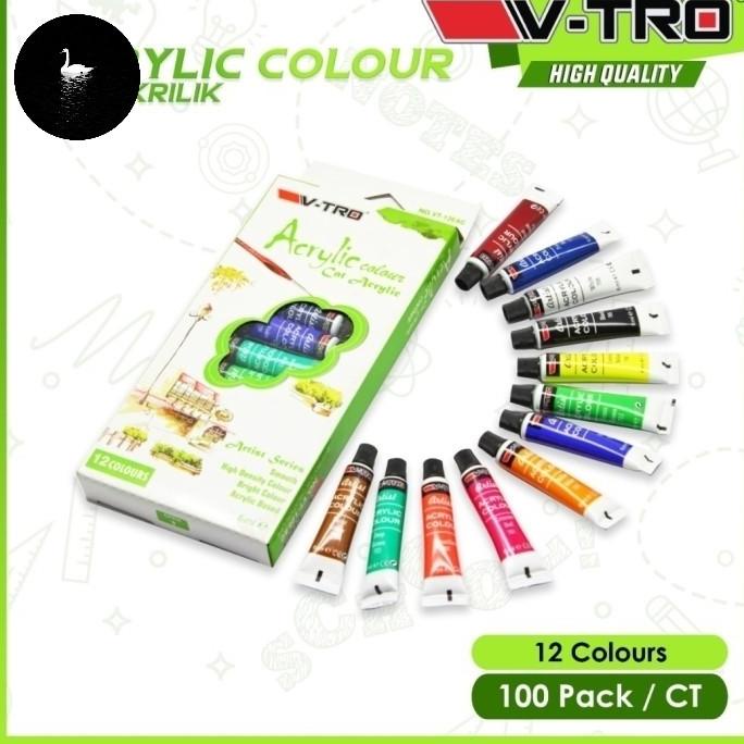

@=@=@=@=] cat acrylic Vtro 12 warna