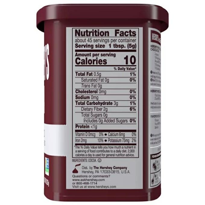 

HERSHEY'S Cocoa Natural Unsweetened Powder 226 Gram 8 Oz (Made in USA) Best Seller